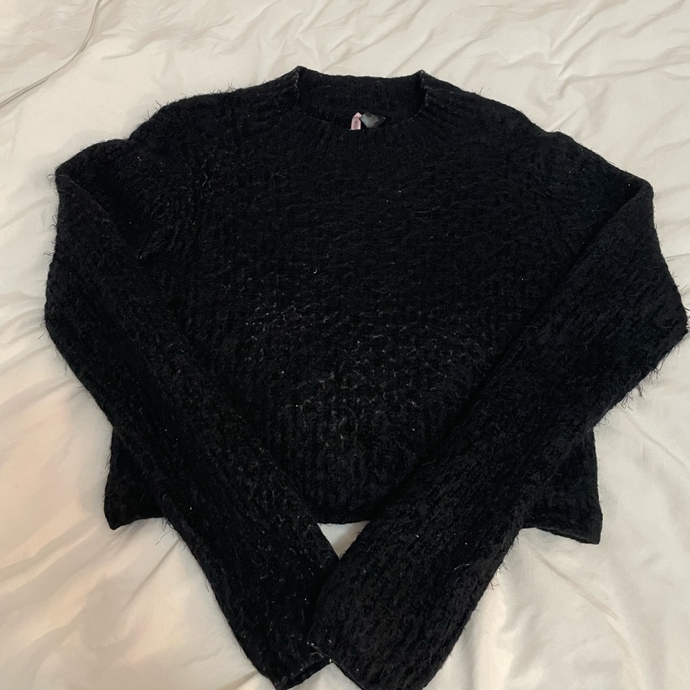Black long sleeve sweater